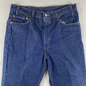 Vintage Levis 517 Jeans Mens 36x30 Blue Y2K 2000 Boot Cut Western Dark Denim